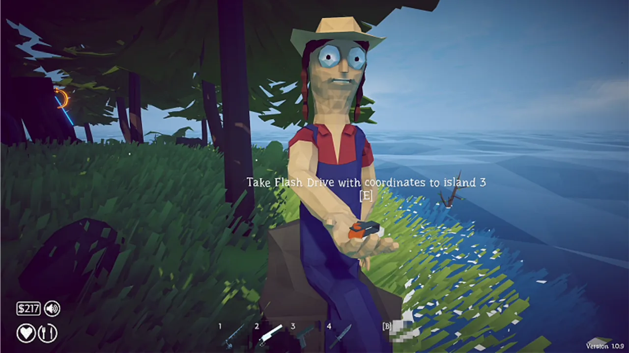Take the flash drive containing the coordinates to island 3