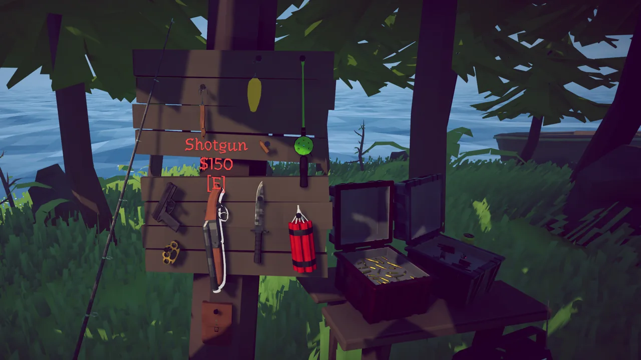 Items sold at the forest island shop