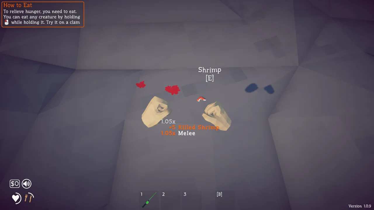 Eat a creature in-game prompt