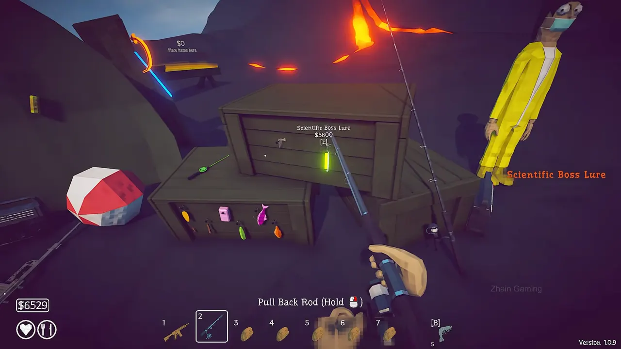 Scientific Boss Lure sold at the volcano island shop for $5,800